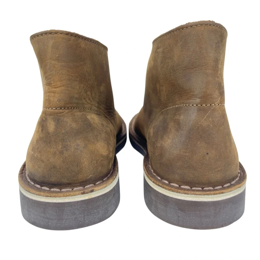 Clarks Men’s 7M Desert Boots Brown‎ Leather Chukka Classic Crepe Sole 26082286